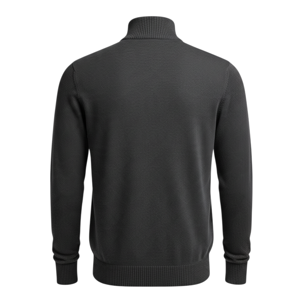 Jackdaw - Mens Elijah Chenille Sherpa Full Zip Jumper - Charcoal - Wildvine Clothing, Spalding, Lincolnshire