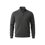 Jackdaw - Mens Finley 1/4 Chenille Sherpa Jumper - Charcoal - Wildvine Clothing, Spalding, Lincolnshire