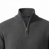 Jackdaw - Mens Finley 1/4 Chenille Sherpa Jumper - Charcoal - Wildvine Clothing, Spalding, Lincolnshire
