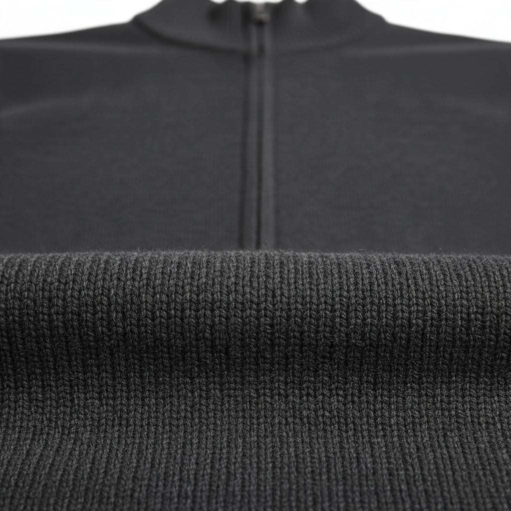 Jackdaw - Mens Elijah Chenille Sherpa Full Zip Jumper - Charcoal - Wildvine Clothing, Spalding, Lincolnshire