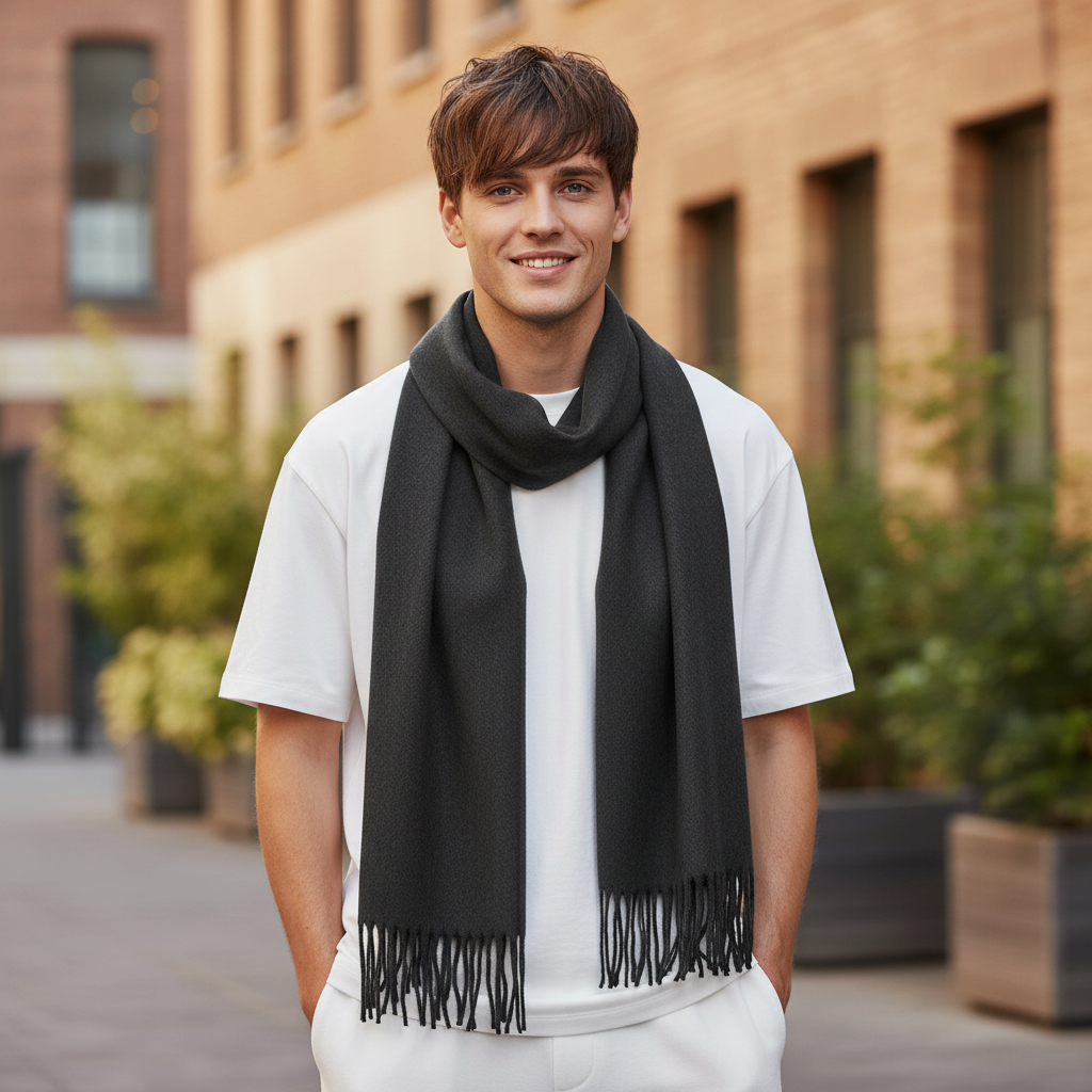 DG's Drifter Mens - Scarf - Charcoal - Wildvine Clothing, Spalding, Lincolnshire