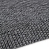 Fynch-Hatton - Mens Knitwear - Buttoned Troyer, Twisted Mouline - Charcoal 998 - Wildvine Clothing, Spalding, Lincolnshire