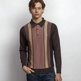 Gabicci Vintage - Mens Searle Knitted Polo - Charcoal - V57GM00 - Wildvine Clothing, Spalding, Lincolnshire