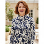 Alice Collins - Charlotte Pullover - Rich Navy - 037A113 - Wildvine Clothing, Spalding, Lincolnshire