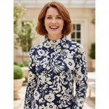 Alice Collins - Charlotte Pullover - Rich Navy - 037A113 - Wildvine Clothing, Spalding, Lincolnshire