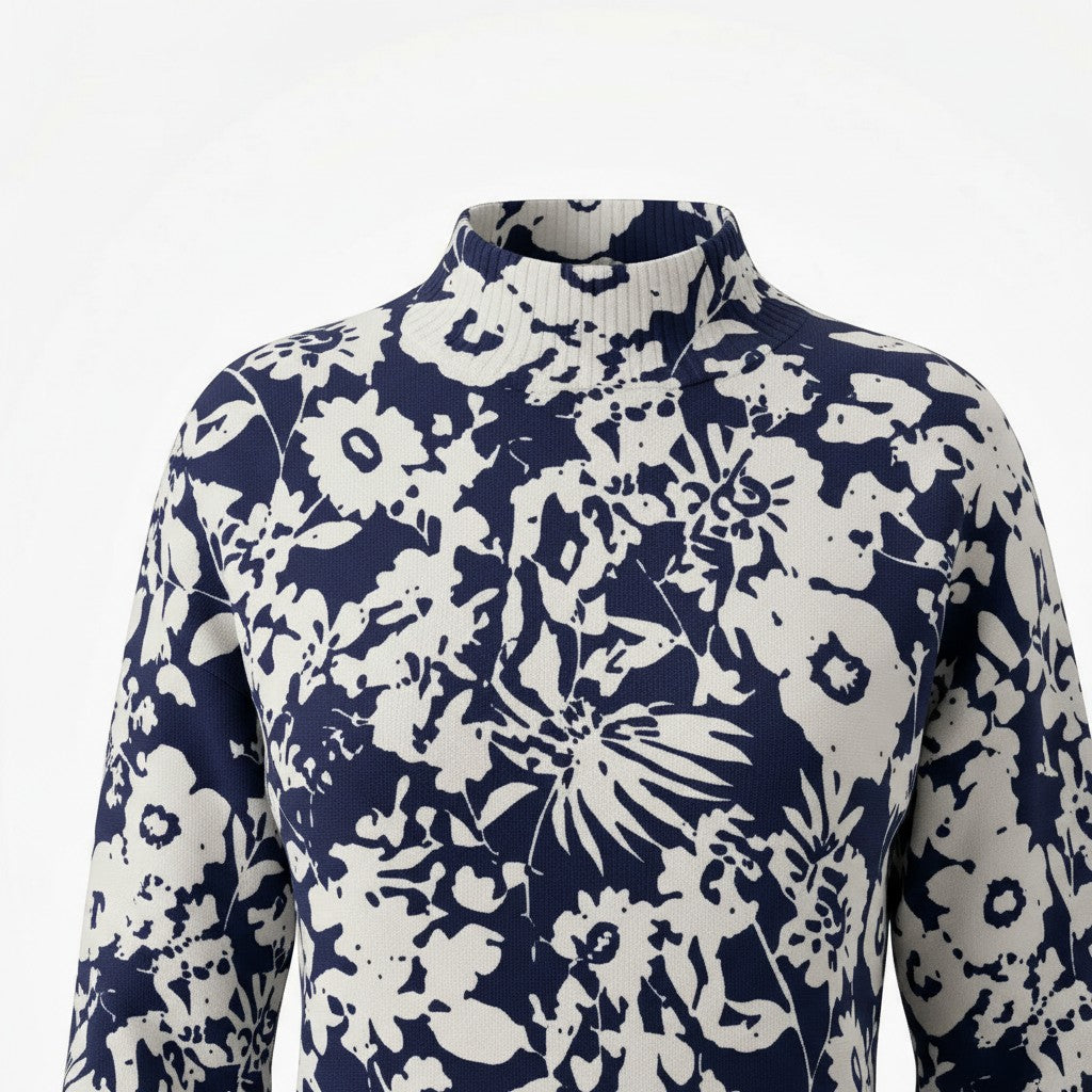Alice Collins - Charlotte Pullover - Rich Navy - 037A113 - Wildvine Clothing, Spalding, Lincolnshire