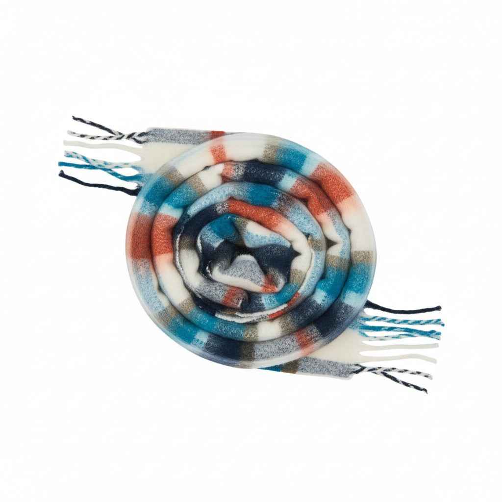 Lighthouse - Ladies Scarf - Rust/Deep Teal/Mocha - Wildvine Clothing, Spalding, Lincolnshire