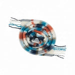 Lighthouse - Ladies Scarf - Rust/Deep Teal/Mocha - Wildvine Clothing, Spalding, Lincolnshire