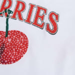 QED - Ladies - 'Cherries' Embellished Print T-Shirt - Wildvine Clothing, Spalding, Lincolnshire