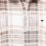 Fynch-Hatton - Ladies Blouse - CL Flannel Check - Chocolate 892 - Wildvine Clothing, Spalding, Lincolnshire