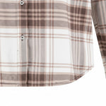 Fynch-Hatton - Ladies Blouse - CL Flannel Check - Chocolate 892 - Wildvine Clothing, Spalding, Lincolnshire