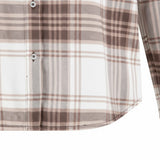 Fynch-Hatton - Ladies Blouse - CL Flannel Check - Chocolate 892 - Wildvine Clothing, Spalding, Lincolnshire