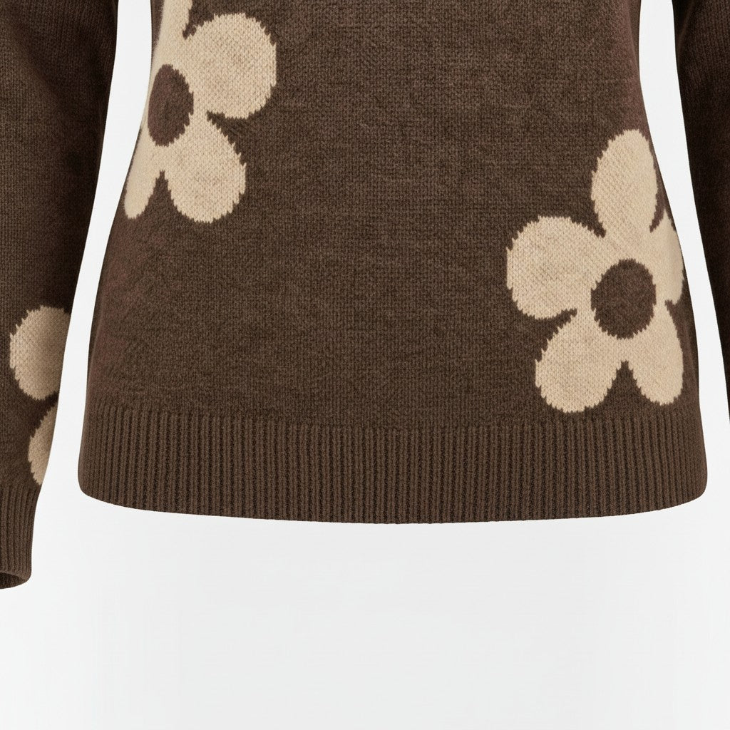 Alice Collins - Portia Pullover - Chocolate Chip - 037A120 - Wildvine Clothing, Spalding, Lincolnshire