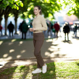 Pinnns - Ladies - 28" Leg Super Stretch Stright Leg Deluxe Jean - Chocolate - Wildvine Clothing, Spalding, Lincolnshire