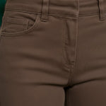 Pinnns - Ladies - 28" Leg Super Stretch Stright Leg Deluxe Jean - Chocolate - Wildvine Clothing, Spalding, Lincolnshire