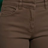Pinnns - Ladies - 28" Leg Super Stretch Stright Leg Deluxe Jean - Chocolate - Wildvine Clothing, Spalding, Lincolnshire