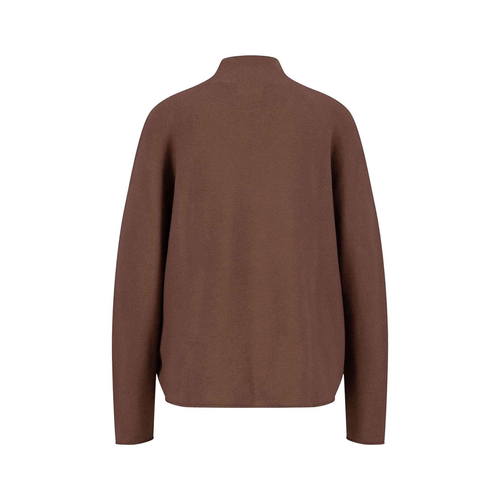 Fynch-Hatton - Ladies Pullover - Turtle Neck Fine Cotton - Cinnamon 862 - Wildvine Clothing, Spalding, Lincolnshire