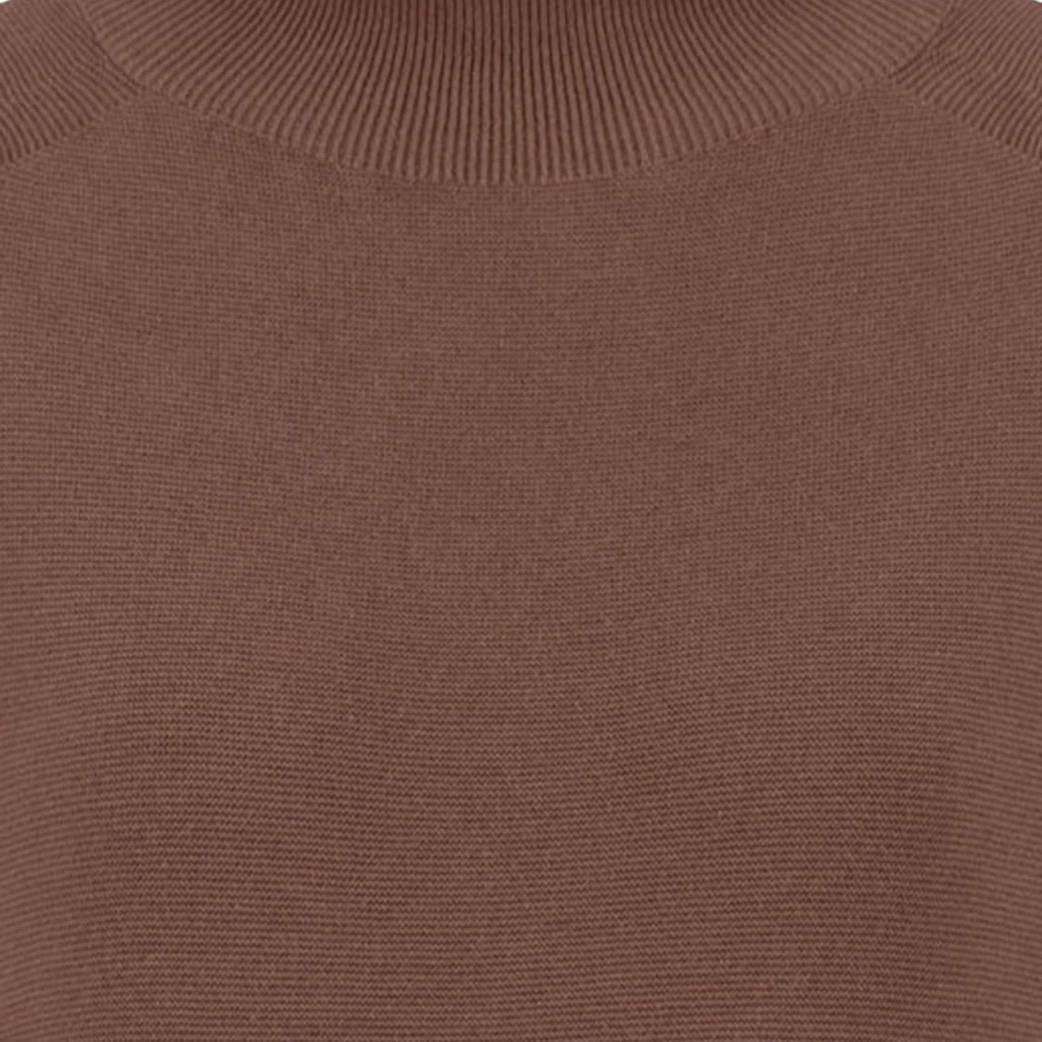 Fynch-Hatton - Ladies Pullover - Turtle Neck Fine Cotton - Cinnamon 862 - Wildvine Clothing, Spalding, Lincolnshire