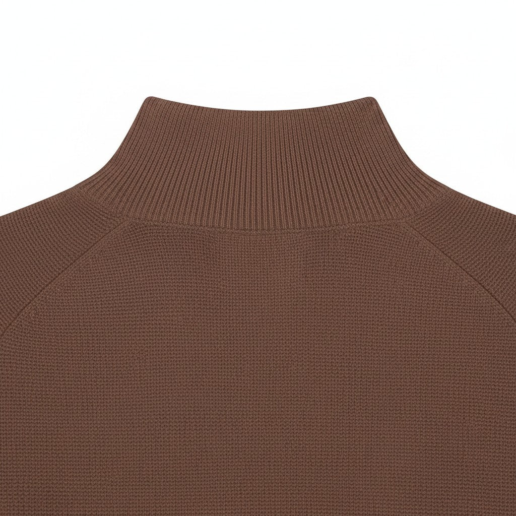 Fynch-Hatton - Ladies Pullover - Turtle Neck Fine Cotton - Cinnamon 862 - Wildvine Clothing, Spalding, Lincolnshire