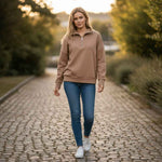 Fynch-Hatton - Ladies Sweater - Cozi Touch - Cinnamon 862 - Wildvine Clothing, Spalding, Lincolnshire