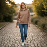 Fynch-Hatton - Ladies Sweater - Cozi Touch - Cinnamon 862 - Wildvine Clothing, Spalding, Lincolnshire