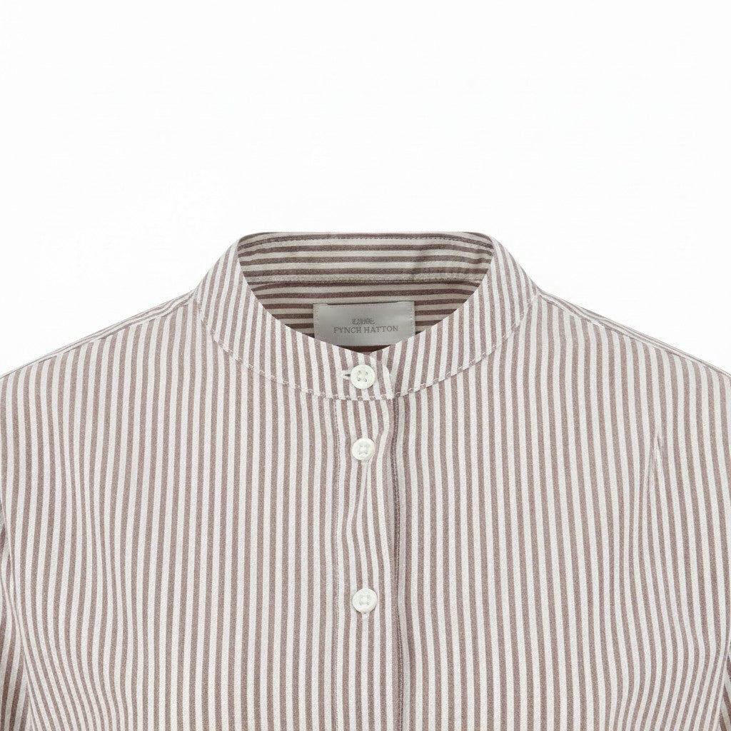 Fynch-Hatton - Ladies Blouse CST Fine Stripe - Cinnamon 862 - Wildvine Clothing, Spalding, Lincolnshire