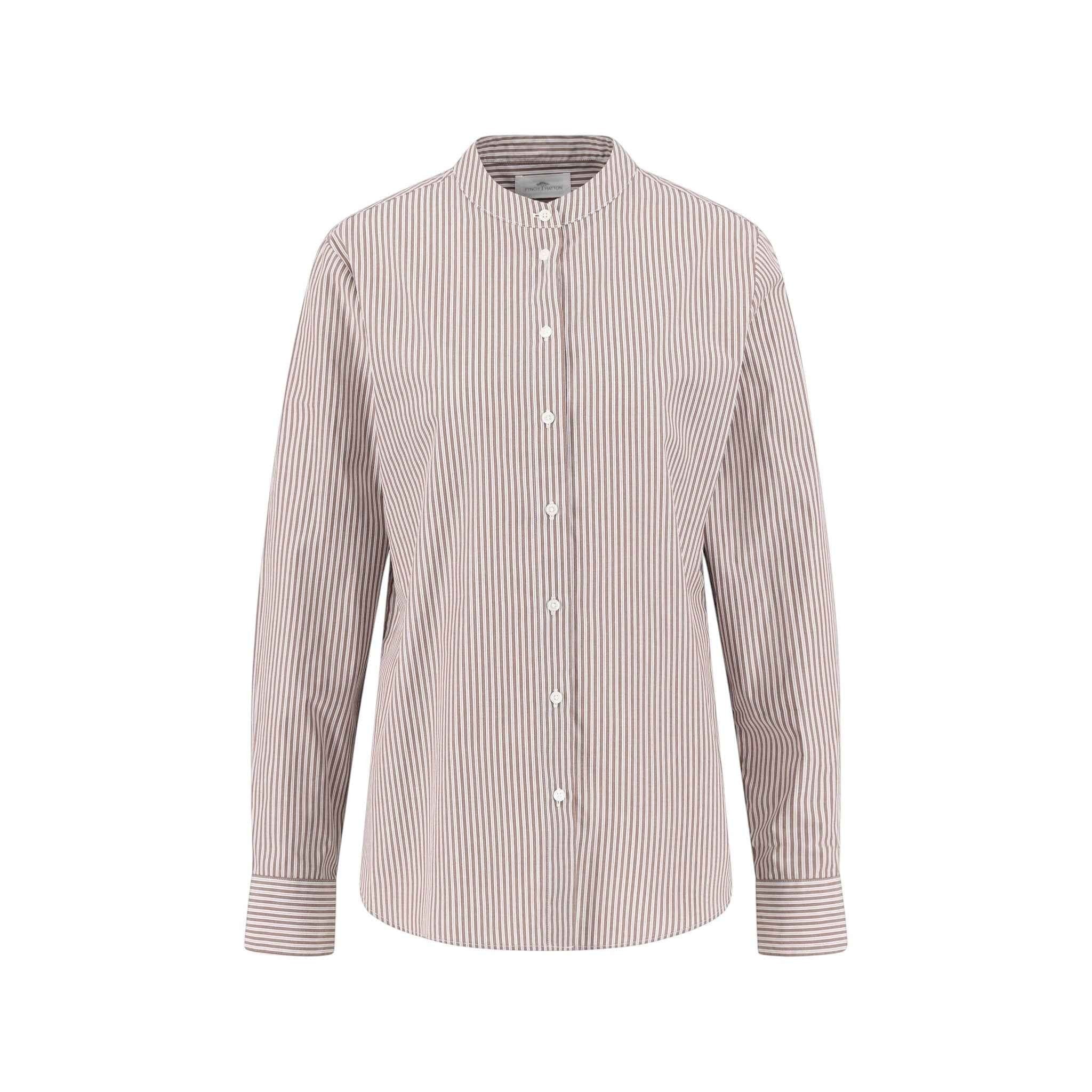 Fynch-Hatton - Ladies Blouse CST Fine Stripe - Cinnamon 862 - Wildvine Clothing, Spalding, Lincolnshire
