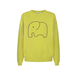 Alice Collins - Ladies Elephant Pullover - Citronelle - Wildvine Clothing, Spalding, Lincolnshire