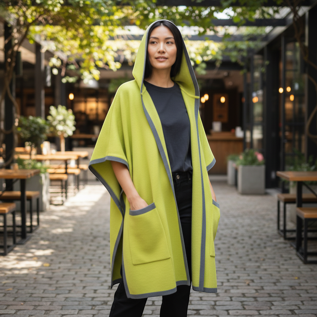 Alice Collins - Ladies Karlie Oversize Jacket - Citronelle/Storm - Wildvine Clothing, Spalding, Lincolnshire