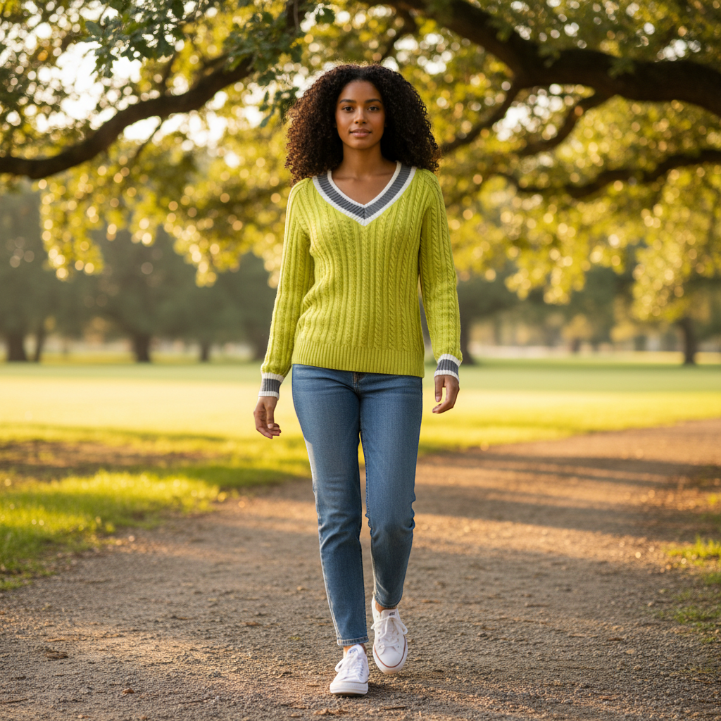 Alice Collins - Ladies Liz V Pullover - Citronelle - Wildvine Clothing, Spalding, Lincolnshire