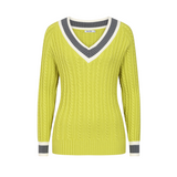 Alice Collins - Ladies Liz V Pullover - Citronelle - Wildvine Clothing, Spalding, Lincolnshire