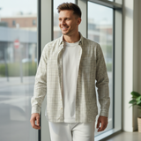 Gurteen - Mens - Shirt - Cumbria - Modern Fit / LS - Cobalt Check 56002 686 - Wildvine Clothing, Spalding, Lincolnshire