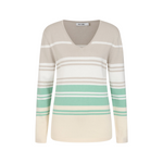 Alice Collins - Constance Pullover - Pebble/Sea Foam/Wild Oat - Wildvine Clothing, Spalding, Lincolnshire