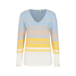 Alice Collins - Constance Pullover - Sky/Beige/Butter - Wildvine Clothing, Spalding, Lincolnshire