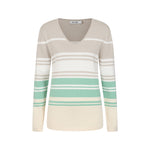 Alice Collins - Constance Pullover - Pebble/Sea Foam/Wild Oat - Wildvine Clothing, Spalding, Lincolnshire