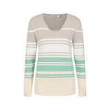 Alice Collins - Constance Pullover - Pebble/Sea Foam/Wild Oat - Wildvine Clothing, Spalding, Lincolnshire