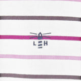 Lighthouse - Ladies Causeway II Top - Cranberry/Pink Stripe - Wildvine Clothing, Spalding, Lincolnshire