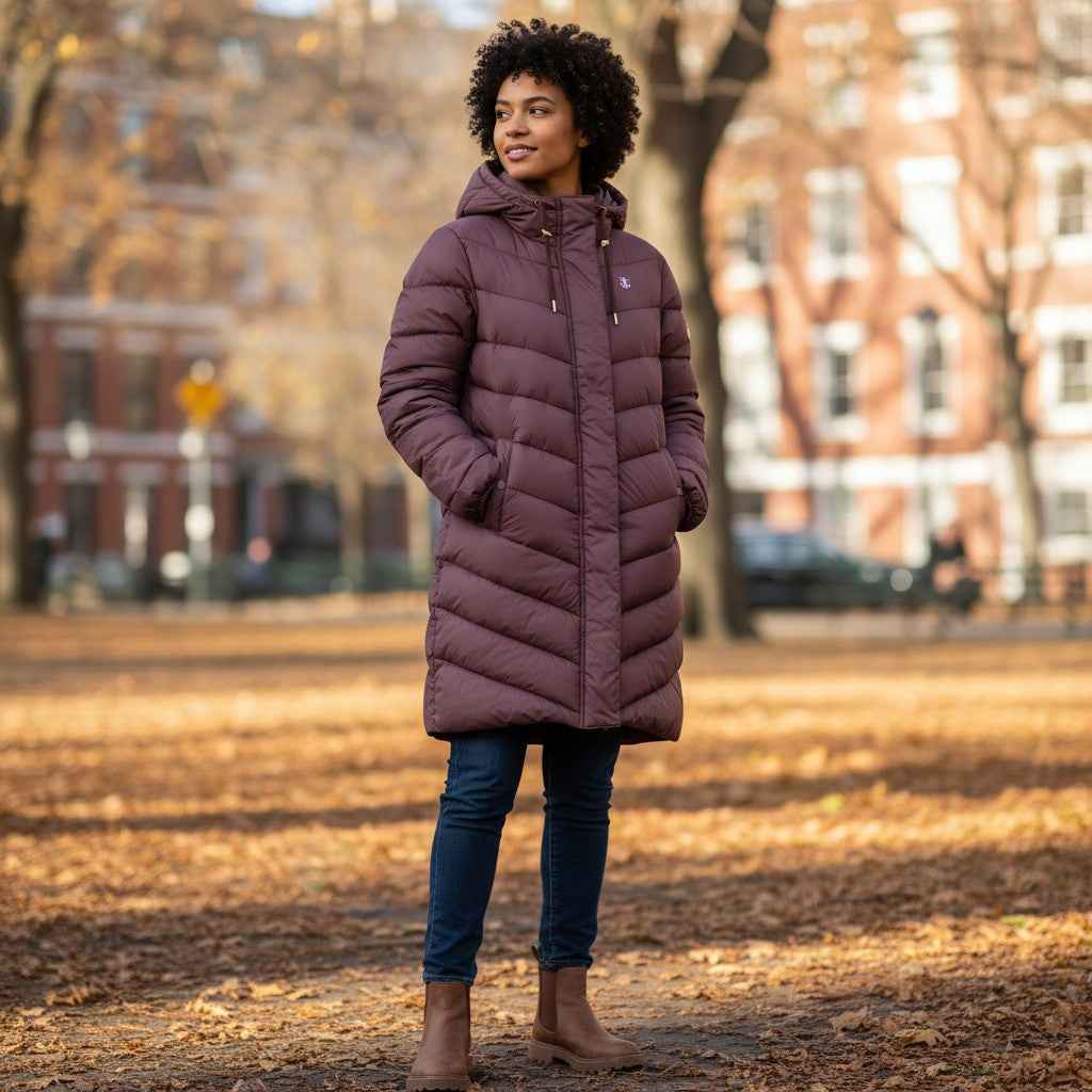 Lighthouse - Ladies Laurel Coat - Cranberry - Wildvine Clothing, Spalding, Lincolnshire