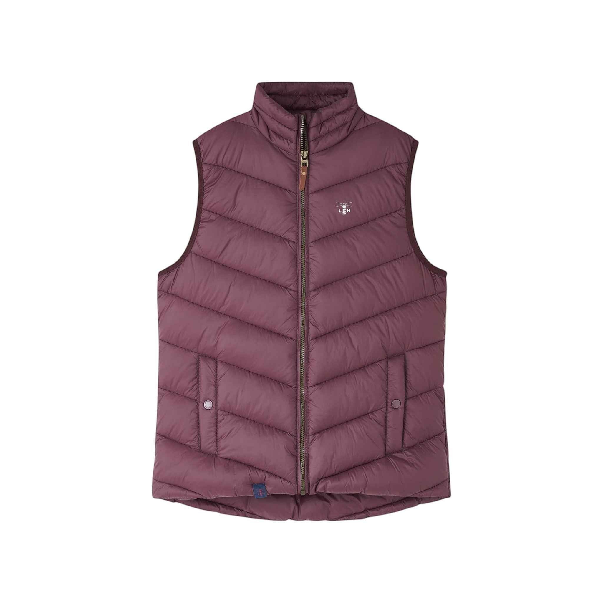 Lighthouse - Ladies Laurel Gilet - Cranberry - Wildvine Clothing, Spalding, Lincolnshire