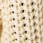 Wild Flower - Ladies - Thick Cable Knit Pockets Cardigan - Cream - Wildvine Clothing, Spalding, Lincolnshire