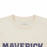 Wrangler Womens T-Shirt – Ringer Tee - Worn White - Wildvine Clothing, Spalding, Lincolnshire