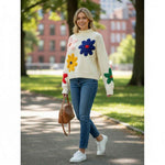 Alice Collins - Ladies Abbie Pullover - Winter White - Wildvine Clothing, Spalding, Lincolnshire