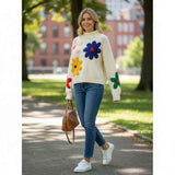 Alice Collins - Ladies Abbie Pullover - Winter White - Wildvine Clothing, Spalding, Lincolnshire