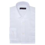 Daniel Graham Mens - Regular Long Sleeve Formal Shirt - White - Wildvine Clothing, Spalding, Lincolnshire
