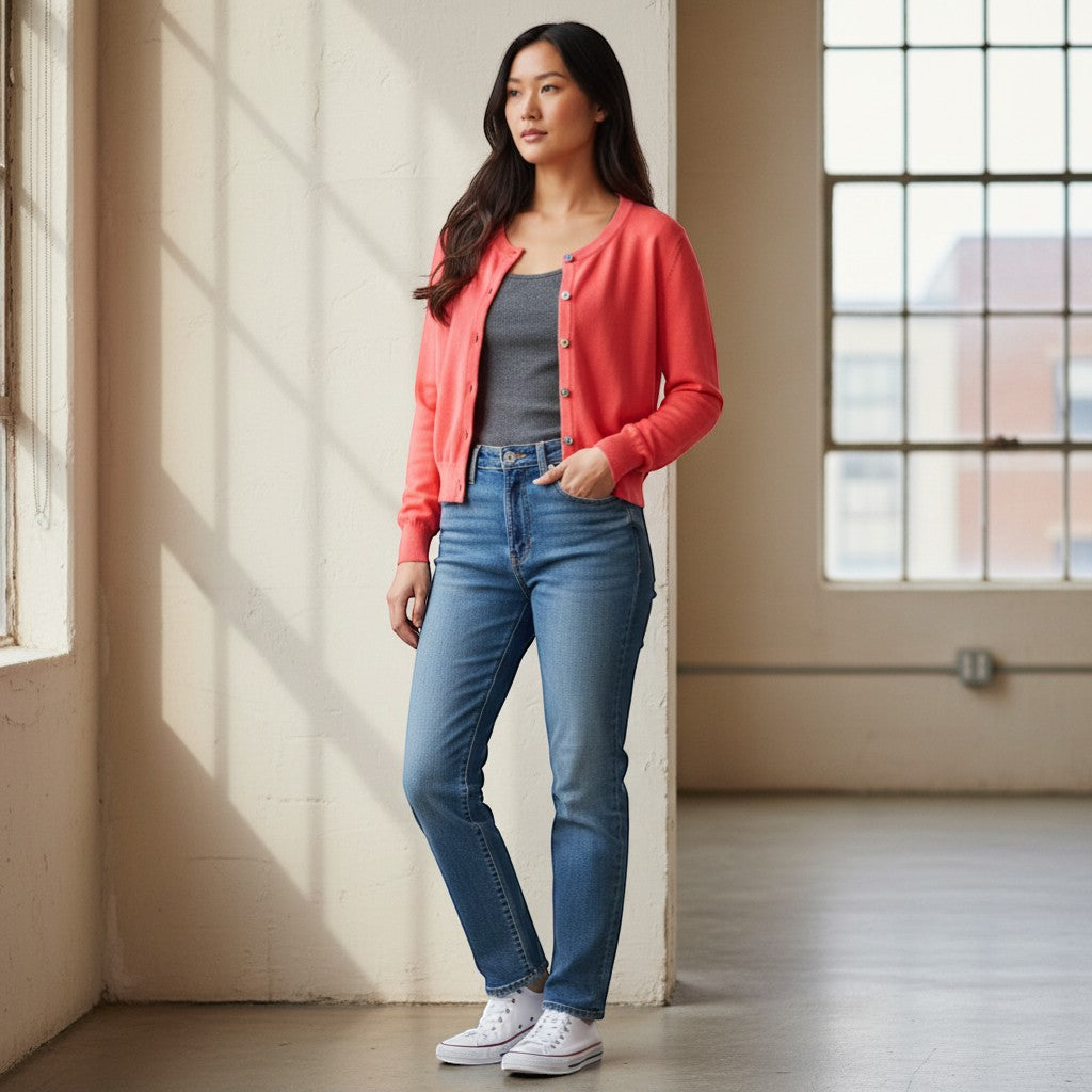Alice Collins - Daphne Cardigan - Fiesta - Wildvine Clothing, Spalding, Lincolnshire