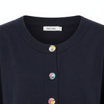 Alice Collins - Daphne Cardigan - Rich Navy - Wildvine Clothing, Spalding, Lincolnshire