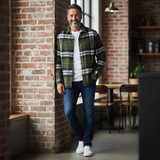 DG’s Drifter - Mens - Brando Overshirt – Dark Green - 114073-38 - Wildvine Clothing, Spalding, Lincolnshire
