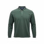 Fynch-Hatton - Mens Knitwear - Polo Longsleeve, Premium Cotton - Dark Ivy 737 - Wildvine Clothing, Spalding, Lincolnshire