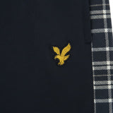 Lyle & Scott - Mens Check Panelled Sweatshort - Dark Navy ML2598V Z271 - Wildvine Clothing, Spalding, Lincolnshire