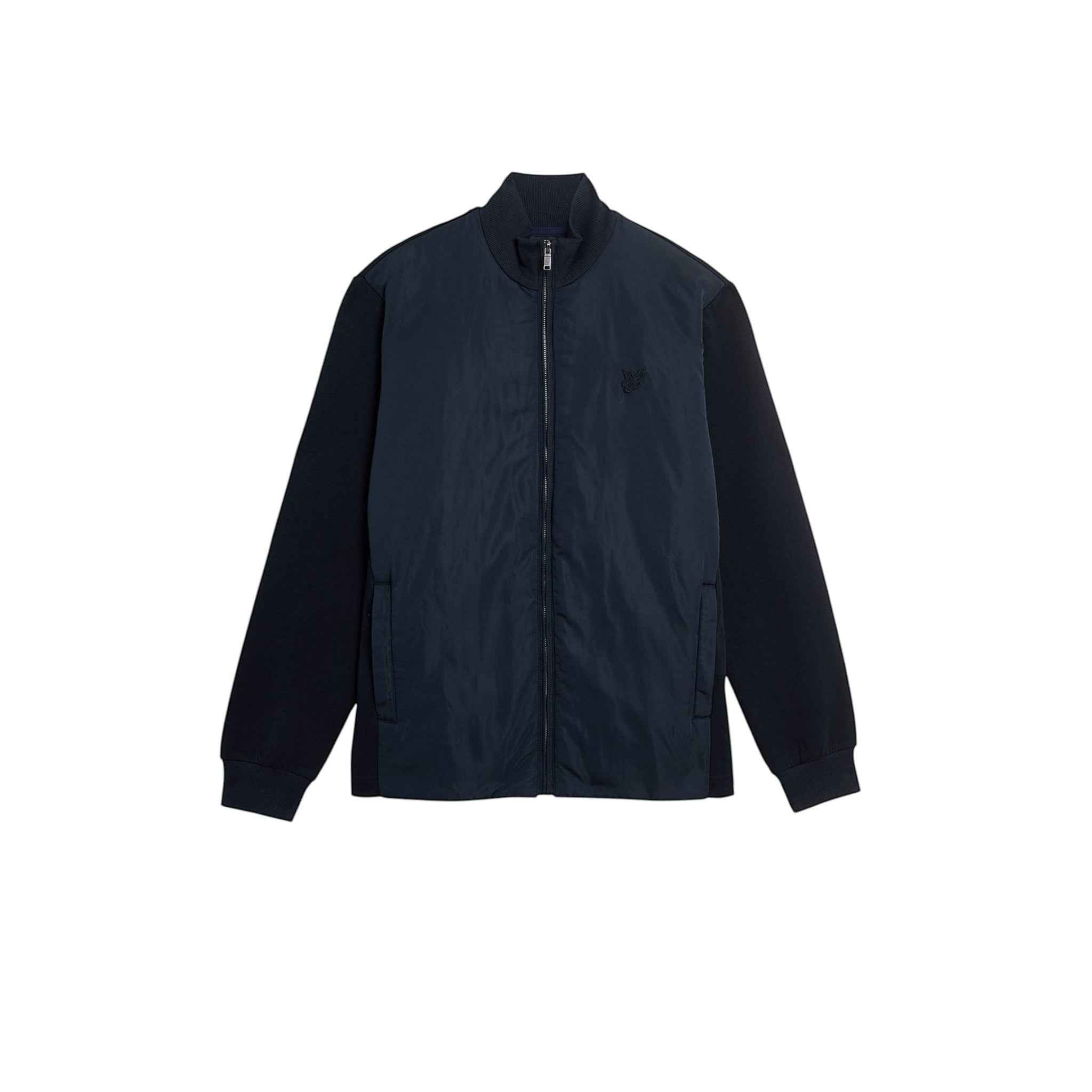 Lyle & Scott - Mens Tonal Hybrid Jacket - Dark Navy Z271 - Wildvine Clothing, Spalding, Lincolnshire